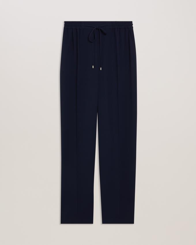 Pantalon Jogger Ted Baker Straight Leg Ankle Grazer Bleu Foncé Femme | CWE-46056051